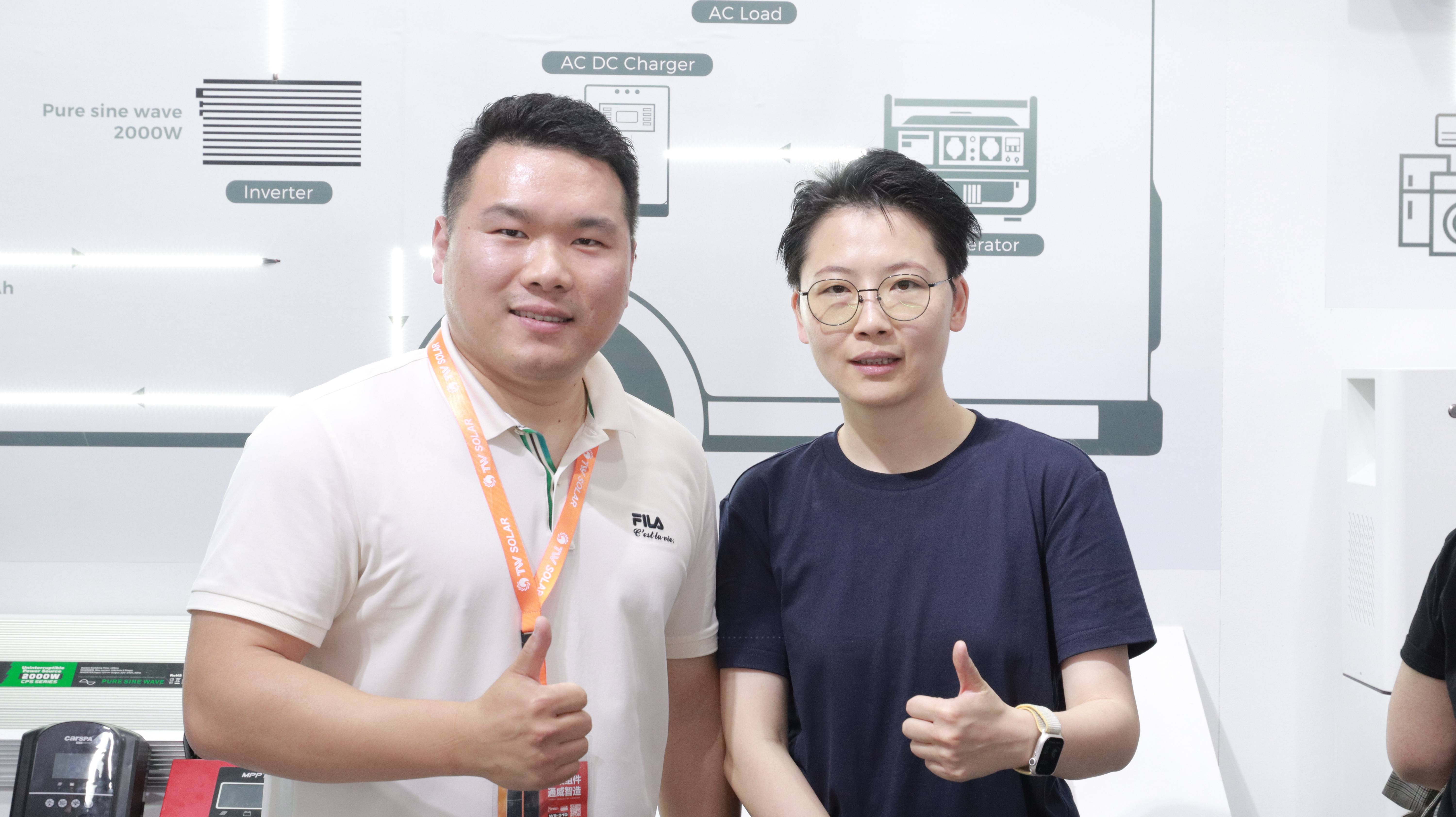 CARSPA director with Renogy Dr. Lee